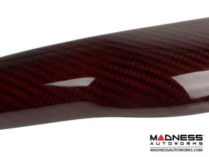 FIAT 500 Trunk Handle - Carbon Fiber - Red Candy FIAT 500 Trunk Handle - Carbon Fiber - Red Candy